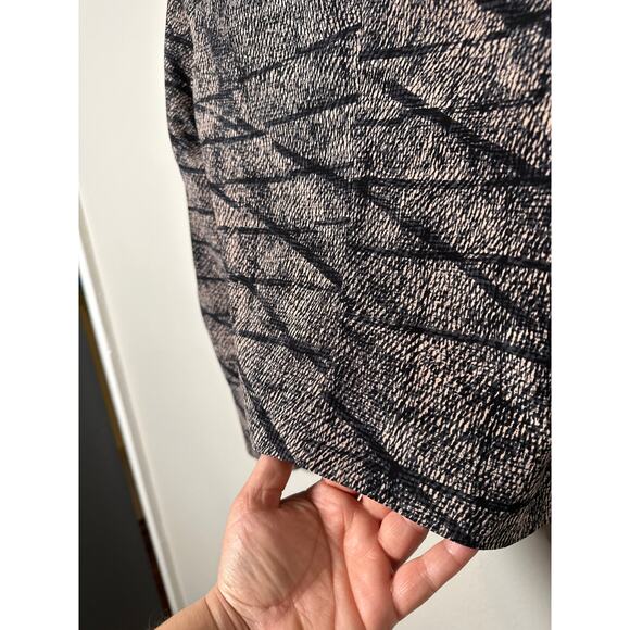 Rebecca Minkoff Becky Jacket Womens Pink Black 100% Silk Blazer Size Small - Picture 7 of 11